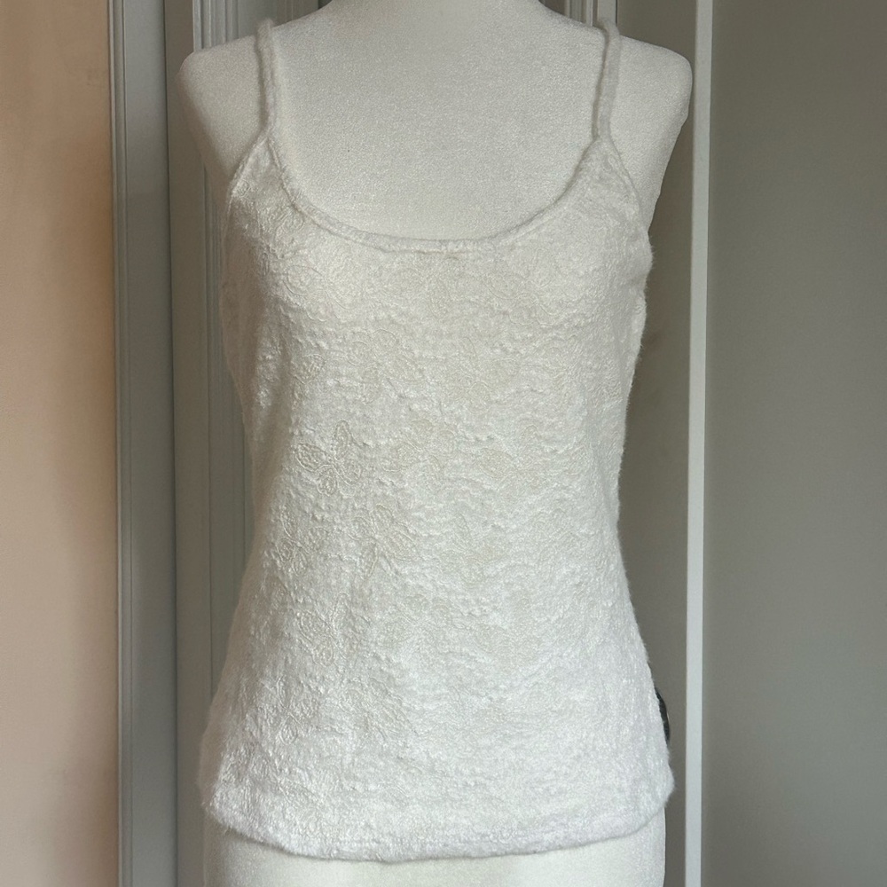 Lioness White Textured Camisole